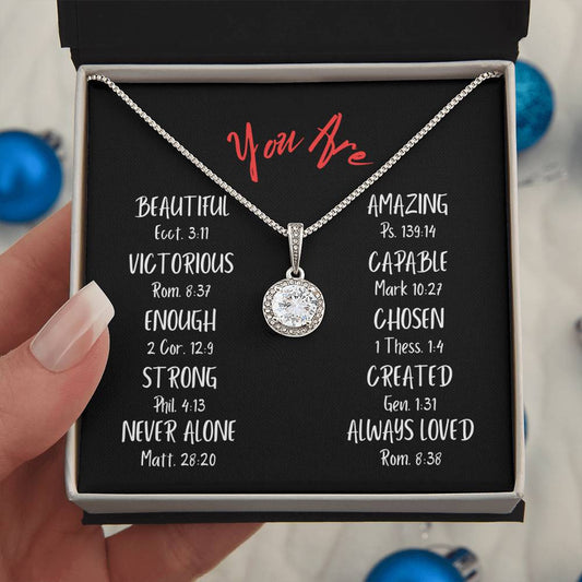 You Are | Beautiful |Amazing |Victorious - Eternal Hope Necklace