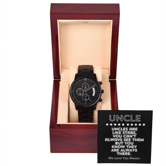 To My Uncle | Love You Always - CHRONOGRAPH WATCH